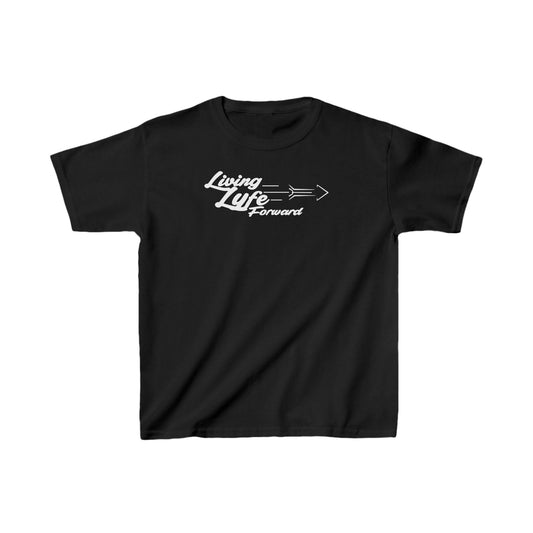 Kids Heavy Cotton™ Tee - "Living Life Forward" Inspirational Shirt