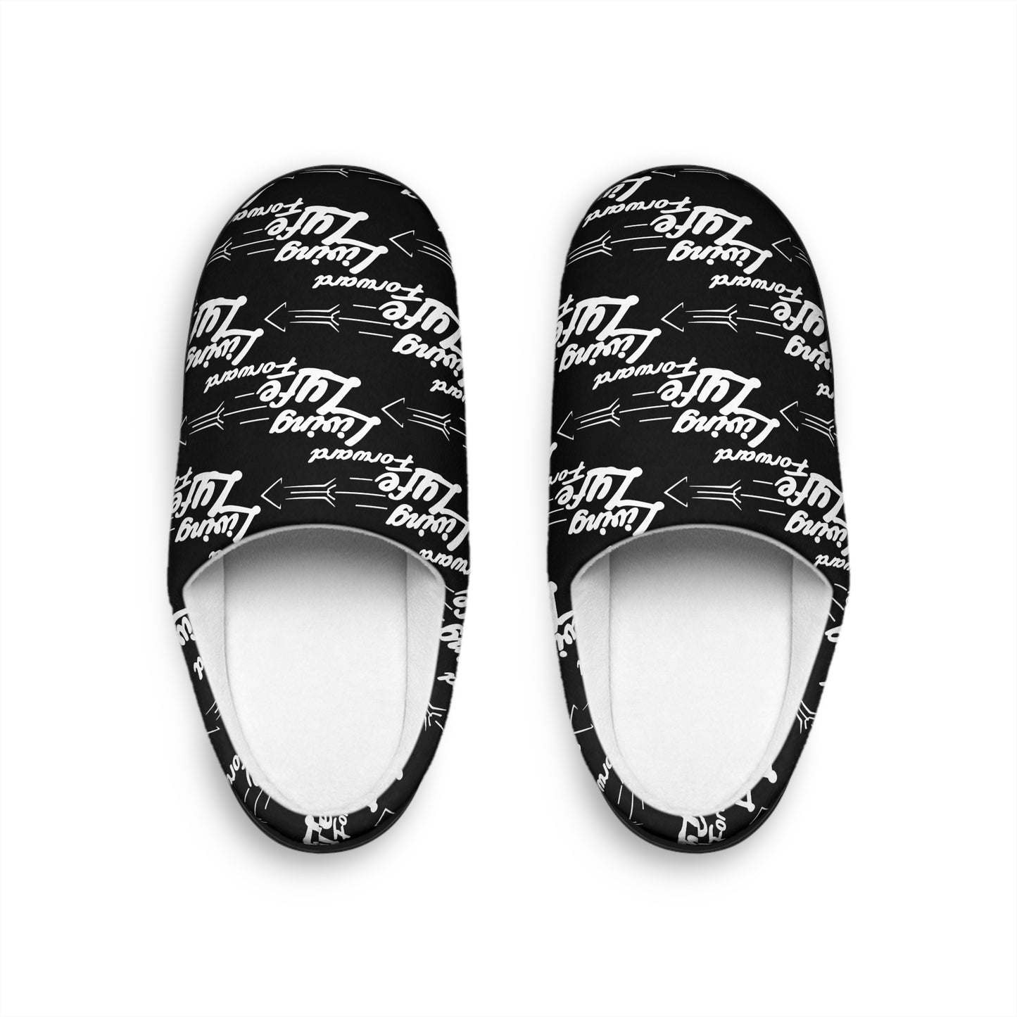 Men's Inspirational Indoor Slippers - 'Living Lyfe' Design