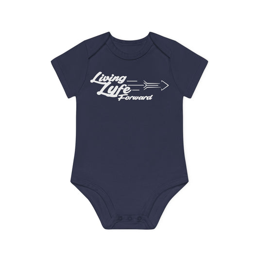 Organic Baby Bodysuit - 'Living Lyfe Forward' Inspirational Outfit